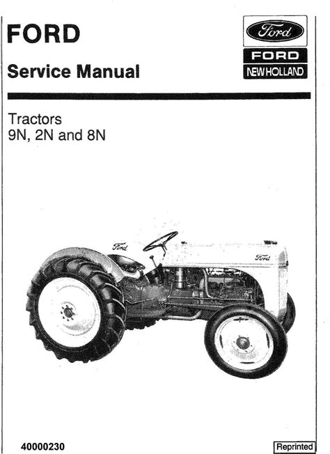 ford 9n parts diagram